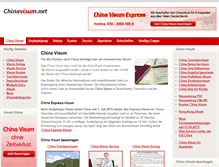 Tablet Screenshot of chinavisum.net